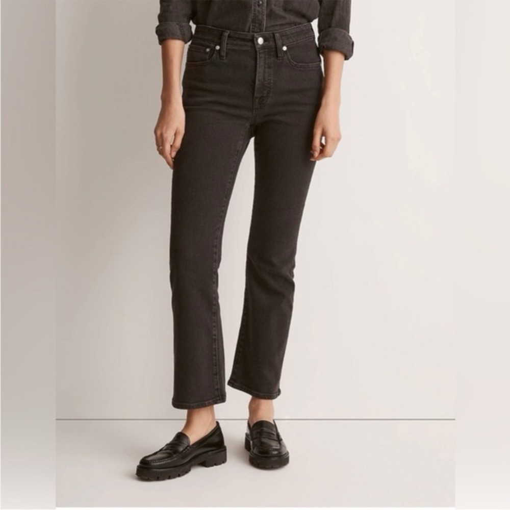 MADEWELL Cali Demi boot jeans in Starkey wash